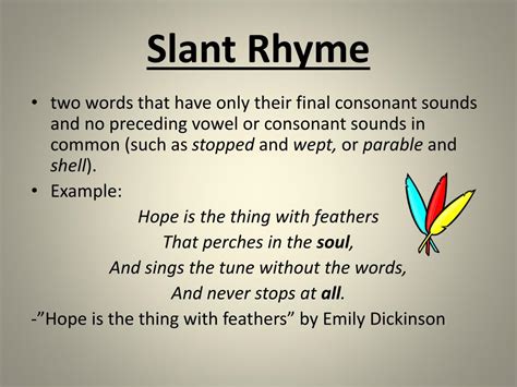 slant rhyme definition poetry: The art of blending sound and meaning