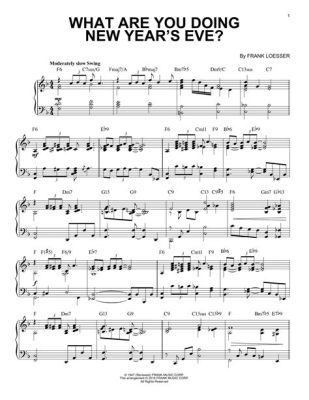 What Are You Doing New Year’s Eve? – A Sheet Music Journey