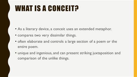 what is a conceit in poetry and how does it relate to the concept of paradox?