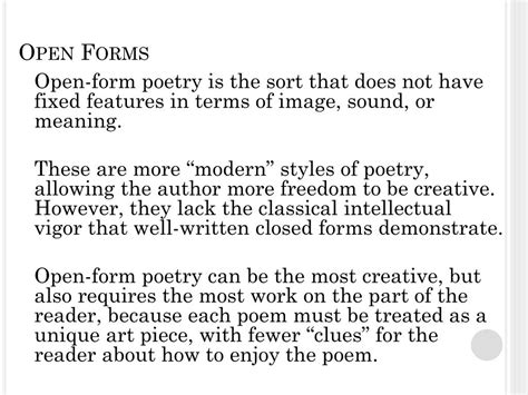 What Is Open Form Poetry: A Multi-Layered Exploration